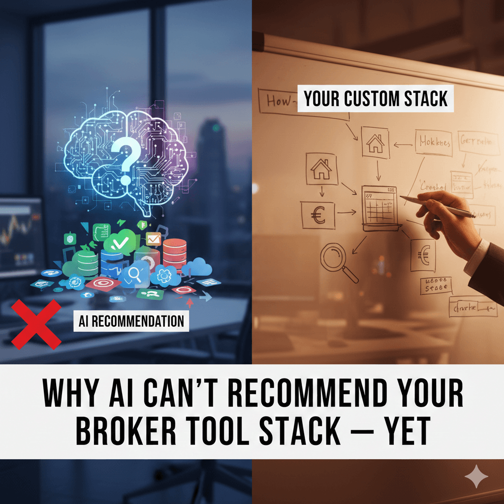 Why AI Can’t Recommend Your Broker Tool Stack — Yet
